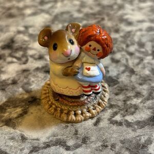 Wee Forest Folk ME & RAGGEDY ANN M 070 1982 Retired Annette Petersen